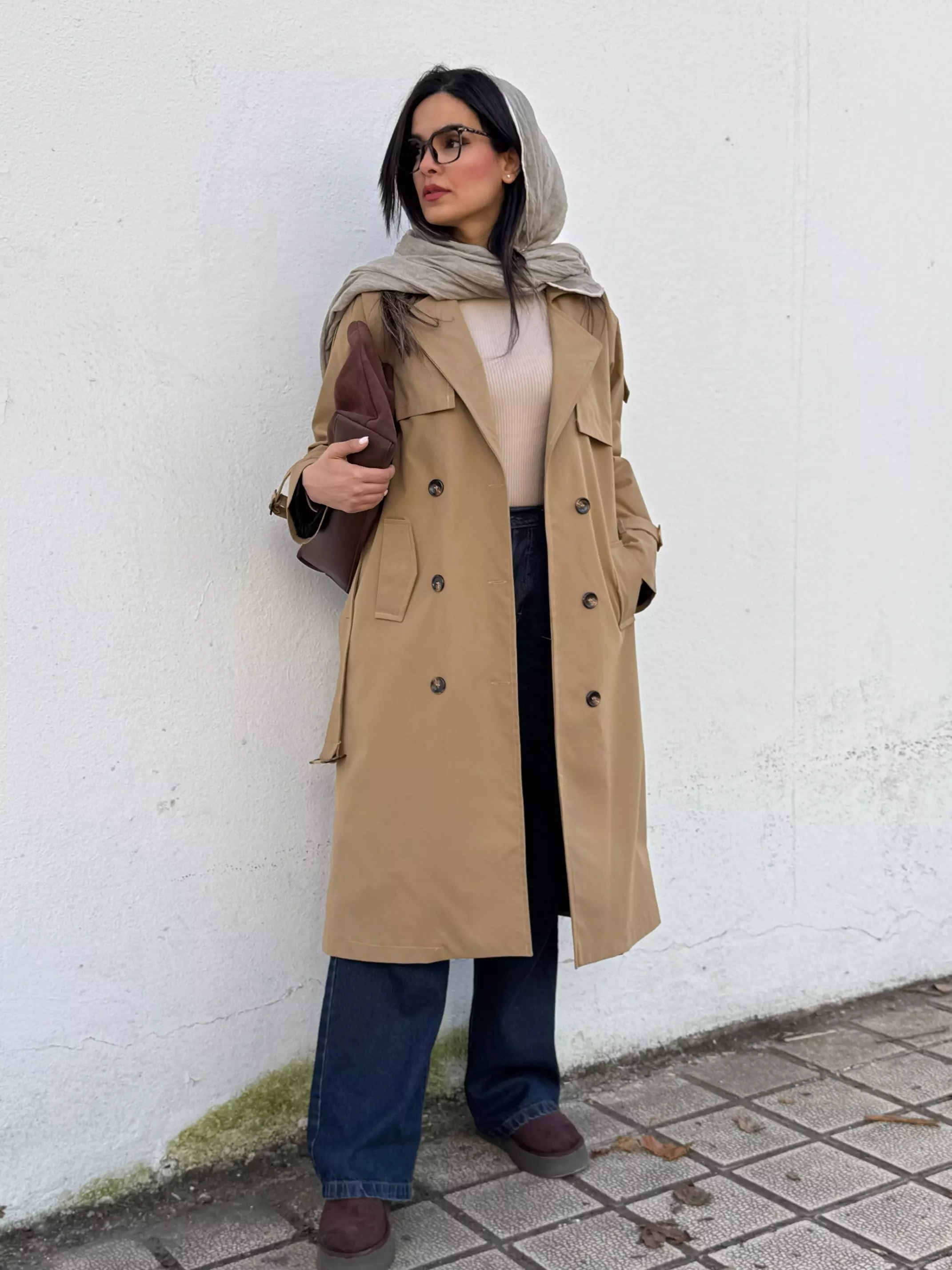 ترنچ کت بارانی آستردار شیدا